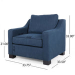 ZUN CLUB CHAIR 68387.00NBLU