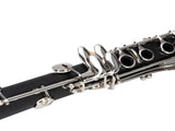 17 Keys Flat B Black Clarinet with Two Mouthpieces Connector for Beginner 14854491
