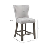 ZUN 25.5" Upholstered Counter Stool B03548899