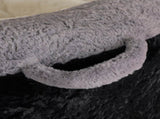 Oversized Bean Bag Chairs,Multicolor Faux Fur Couch Filled with Shredded Sponge,Large Lounger Sofa 75100717