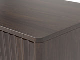 10-Gallon Woodgrain Tilt-Out Trash Can Cabinet Wooden Garbage Recycling Cabinet with Wave-Textured 46943397