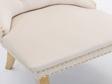 Furniture,Modern, High-end Tufted Solid Wood Contemporary Velvet Upholstered Dining Chair with 80440132