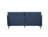 ZUN 2.5 Seater Sofa For Primary Living Space , Bed Room, Office, USB Charge Port , 2 Pillows,Metel Legs W820P224374