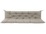 Outdoor Swing Cushions 70 Inch, Waterproof 4" Thick Porch Swing Cushion Replacement with Backrest 15335542