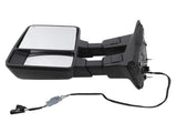 Power Heated SMOKE Turn Signal Light For 99-07 Ford F250 Super Duty Tow Mirrors 56498561