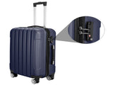 3-in-1 Multifunctional Large Capacity Traveling Storage Suitcase Luggage Set Navy Blue 12271281