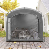 Dark Gray Bike Storage Shed Tent for 3-4 Bicycles 16118093