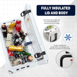 40Qt New White Warming Box T2602P171104