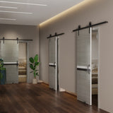 CRAZY ELF 28 "x 80" Integrated Door Slab, No Assembly Required, Covered With 2mm Thick W936126317