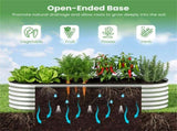 3-in-1 Raised Garden Bed with Greenhouse Cover, Galvanized Steel Planter Box for Year-Round Growing 48112501
