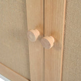 Furniture Style Cat litter box Cat house With Sisal scratching door Charging socket Cat friendly N843P252406N