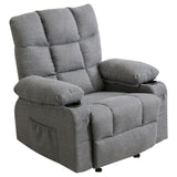 ZUN Vanbow.Recliner Chair Massage Heating sofa with USB and side pocket 2 Cup Holders W152173019