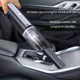 Wireless Silver Car vacuum cleaner wireless car with strong suction handheld vacuum cleaner small 32367169