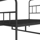 Metal Platform Bed frame with Headboard, Sturdy Metal Frame, No Box Spring Needed W578P147731