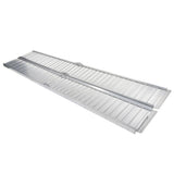 10ft Portable Wheelchair Non-Slip Aluminum Folding Handicap Home Steps Scooter Door Threshold 34393789