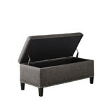 Tufted Top Soft Close Storage Bench B03548263