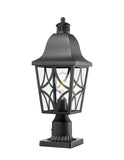 Outdoor Post Lights Lamp Post Light Fixture, Waterproof Aluminum Housing with Glass, Fence Post Deck W2714P218506