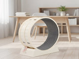 80*34*86CM, Off-white PP track connector assembly, circular design with gray carpet 1 cat teaser 72015695