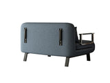 39 Convertible Chair Bed, Tri-Fold Sofa Bed with Adjustable Backrest & Pillow, Leisure Chaise W1767106625