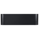 U_STYLE Minimalist Acacia Vneer Entryway Table with Two Legs,Stylish and Elegant Design,Suitable for N711P213374B