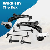 6 Pcs Front Lower Control Arm Assembly for Ford Taurus 2010 - 2012 All Models 25534444