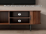 TV Stand, 47" Modern TV Console Table with Storage Compartment and Sliding Door, Gaming W2641P329199