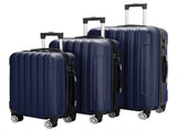 3-in-1 Multifunctional Large Capacity Traveling Storage Suitcase Luggage Set Navy Blue 12271281