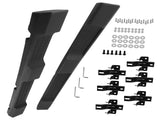 Black Side Step Nerf Bars fit for 07-18 Jeep Wrangler JK 4-Door Running Boards ABS 13833996