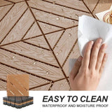 Plastic Composite Deck Tiles Set of 35pcs, Composite Decking Resist Rust, Water, Weather, Easy to W2805P190841
