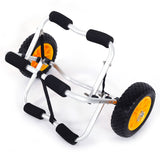 1.5MM Bend Aluminum Alloy Canoeing Trailer Cart Silver 64586546
