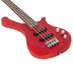 ZUN GW101 36in Small Scale Electric Bass Guitar Suit With Mahogany Body SS 03924331