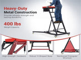 400 LBS Capacity Heavy Duty Topside Creeper with 4-Level Height Adjustable, Foldable Automotive 12685717