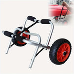 ZUN Foldable Kayak Cart, Kayak Kayak Trolley, Lightweight Kayak Accessories Universal Transport Canoe 11149462