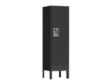 1 Door Tall Single Metal Locker-Retro Style Storage Cabinet--Industrial Furniture--For Living 14021763