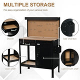 Multipurpose Tool Table, Storage Cabinet with Keys Workshop Tool Table with Slide Drawer. 77831568