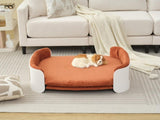 ZUN Scandinavian style Cat Couch Bed, Pet Sofa for Indoor Cats PP Indoor Pet Furniture Elevated Cat Beds 56559376