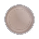 2 Pieces Ceramic Flowerpot, Modern Planter for Patio, Garden or Windowsills - Milk White W3273P322550