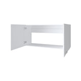 White Kitchen Wall Cabinet with 2 Doors B062P303930