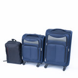 Luggage 2-piece backpack set blue W2710P283491