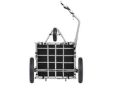 3-in-1 Heavy-Duty Bike Cargo Trailer - Upgraded 20"x2.6" Wide Fat Tires, 150lbs Capacity, Steel 35830980