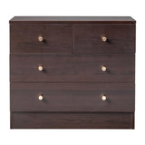 Modern Simple 4-Drawer Dresser Nightstand Brown 06903380