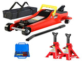 Floor Jack, 2 Ton Low Profile Jack, 3t jack stand Tire Repair Kit Heavy Duty Steel Racing W1239P194423
