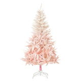 ZUN 5 foot pink artificial Christmas tree 58389749