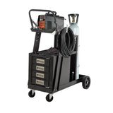 ZUN 2-Tier 4 Drawers Welding Cart, Welder Cart with 265LBS Static Weight Capacity, 360&deg; Swivel Wheels, W1422P160702