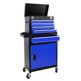 5-Drawer Rolling Tool Chest, High Capacity Tool Storage Cabinet W/Lockable Wheels, Anti-Slip Liner, W1239P176623