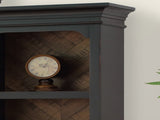 Right Pier Cabinet, No Assembly Required, Heirloom Black Finish B108P163861