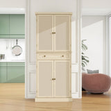 ZUN 4 Door Cabinet with 1 Drawer, with 4 Adjustable Inner Shelves, Storage Cabinet W68894703