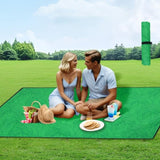 Heavy-Duty 480lbs Folding Wagon Cart with Bonus Picnic Mat - All-Terrain Beach Wheels, Drink W2932P283540