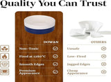 10 OZ WhiteBule Ceramic Bowls Set of 4 - Cereal Bowl,Soup Bowls for Kitchen, Ramen Bowl, Microwave 77989432