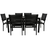 ZUN High-quality Steel Outdoor Table and Chair Set, Suitable for Patio, Balcony, Backyard. 52937466